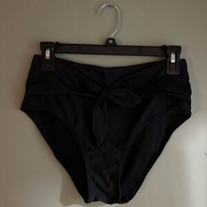 Black High-Waisted Bikini Swimwear